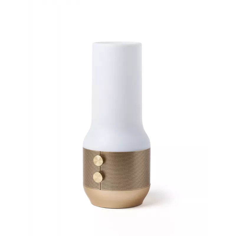 LEXON Terrace+ 3-in-1 LED-lamp, Bluetooth-luidspreker, powerbank 2000 mAh, goud LA134D