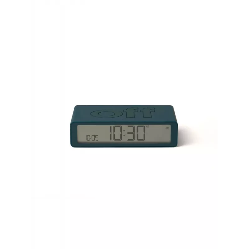 Lexon Flip Classic wekker dubbelzijdig duck blue LR157BF9