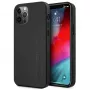 AMG Hardcase Leather Hot Stamped Case voor Apple iPhone 12 Pro Max 6,7 inch zwart