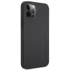 AMG Hardcase Leather Hot Stamped Case voor Apple iPhone 12 Pro Max 6,7 inch zwart