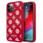 Guess GUHCP12LLSPEWRE iPhone 12 Pro Max 6,7 inch rode hardcase Peony Collection