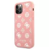Guess GUHCP12LLSPEWPI iPhone 12 Pro Max 6,7 inch roze hardcase Peony Collection