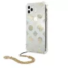 Guess GUHCN58KSPEGO hardcase voor Apple iPhone 11 Pro 5,8 inch goud Peony Chain Collection
