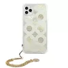 Guess GUHCN58KSPEGO hardcase voor Apple iPhone 11 Pro 5,8 inch goud Peony Chain Collection