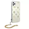 Guess GUHCN58KSPEGO hardcase voor Apple iPhone 11 Pro 5,8 inch goud Peony Chain Collection