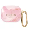 Guess GUA3UNMP AirPods 3 hoes roze Marble Collection