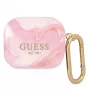 Guess GUA3UNMP AirPods 3 hoes roze Marble Collection