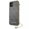 Guess GUHCN61GF4GGR iPhone 11 6,1 inch hardcase 4G Charms Collection - grijs