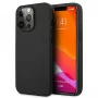 AMG AMHCP13LDOLBK iPhone 13 Pro hardcase echt leer hot stamped zwart