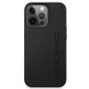 AMG AMHCP13LDOLBK iPhone 13 Pro hardcase echt leer hot stamped zwart