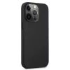 AMG AMHCP13LDOLBK iPhone 13 Pro hardcase echt leer hot stamped zwart