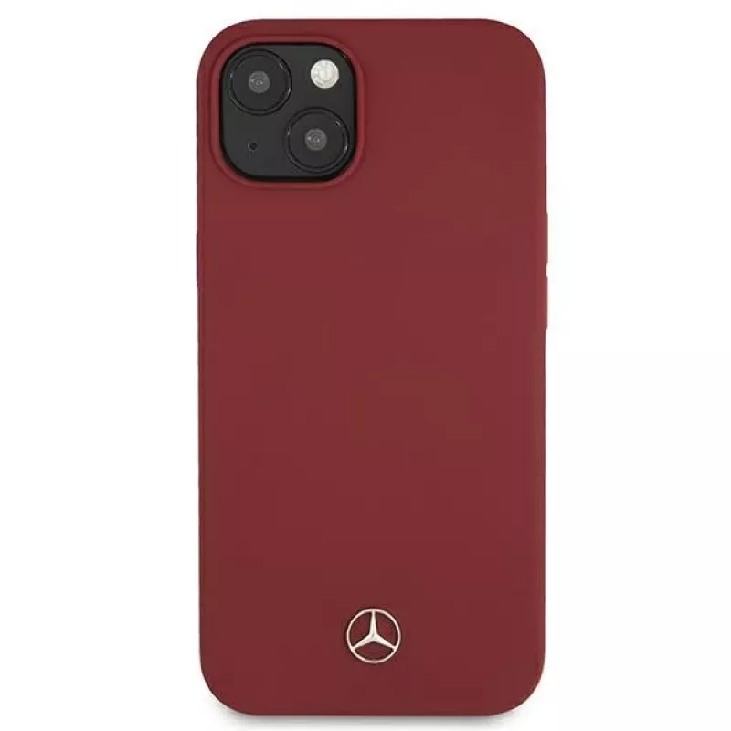 Mercedes-Benz MEHCP13SSILRE iPhone 13 mini 5,4 inch rood hardcase Silicone Line
