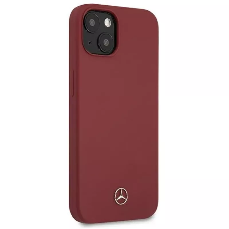 Mercedes-Benz MEHCP13SSILRE iPhone 13 mini 5,4 inch rood hardcase Silicone Line