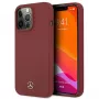 MERCEDES-BENZ MEHCP13XSILRE siliconen hardcase voor Apple iPhone 13 Pro Max 6,7 inch rood
