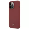 MERCEDES-BENZ MEHCP13XSILRE siliconen hardcase voor Apple iPhone 13 Pro Max 6,7 inch rood