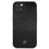 MERCEDES-BENZ MEHCP13SRCABK Dynamic Line hardcase voor Apple iPhone 13 Mini 5,4 inch - zwart carbon
