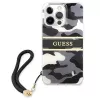 Guess GUHCP13XKCABBK iPhone 13 Pro Max hardcase Camo Strap Collection zwart