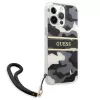 Guess GUHCP13XKCABBK iPhone 13 Pro Max hardcase Camo Strap Collection zwart