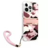 Guess Camo Strap Collection Hard Case voor Apple iPhone 13 Pro / iPhone 13, roze