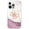 Guess GUHCP13XLG4GPI hardcase voor Apple iPhone 13 Pro Max 6,7 inch roze Liquid Glitter 4G Big