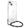 Guess GUHCP13MKPSBK iPhone 13 / 14 / 15 6,1 inch transparante hardcase Black Pearl