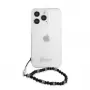 Guess GUHCP13LKPSBK Black Pearl hardcase voor Apple iPhone 13 Pro / 13 6,1 inch transparant