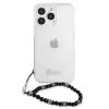 Guess GUHCP13XKPSBK iPhone 13 Pro Max 6,7 inch transparante hardcase Black Pearl