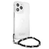 Guess GUHCP13XKPSBK iPhone 13 Pro Max 6,7 inch transparante hardcase Black Pearl