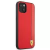 Ferrari On Track Carbon Stripe hardcase voor Apple iPhone 13 mini 5,4 inch rood