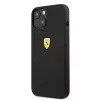 Ferrari FESSIHCP13SBK iPhone 13 mini 5,4 inch zwarte hardcase siliconen back cover