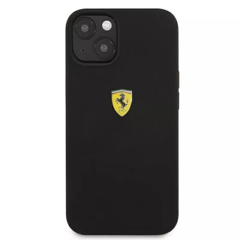 Ferrari FESSIHCP13SBK iPhone 13 mini 5,4 inch zwarte hardcase siliconen back cover