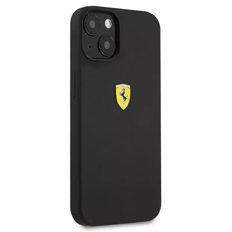 Ferrari FESSIHCP13SBK iPhone 13 mini 5,4 inch zwarte hardcase siliconen back cover