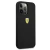 Ferrari FESSIHCP13LBK siliconen hardcase voor iPhone 13 Pro / 13, zwart