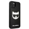Karl Lagerfeld KLHCP13SCH3DBK hardcase voor Apple iPhone 13 Mini 5,4 inch zwart 3D rubber Choupette