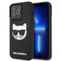 Karl Lagerfeld KLHCP13LCH3DBK hardcase 3D rubber Choupette voor iPhone 13 Pro / 13 6,1 inch zwart