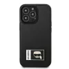 Karl Lagerfeld KLHCP13X3DKPK Ikonik Patch hardcase voor iPhone 13 Pro Max 6,7 inch zwart
