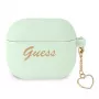 Guess GUA3LSCHSN AirPods 3 hoes groen siliconen Charm Heart Collection