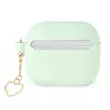 Guess GUA3LSCHSN AirPods 3 hoes groen siliconen Charm Heart Collection