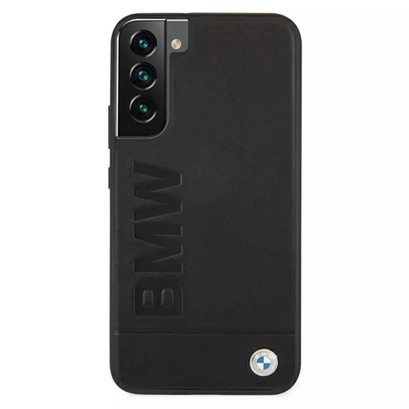 BMW hardcase voor Samsung Galaxy S22+ zwart Signature Logo Imprint