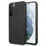 AMG AMHCS22MBLSCA hardcase voor Samsung Galaxy S22+ Carbon Stripe & Embossed zwart