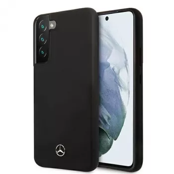 Mercedes-Benz MEHCS22MSILBK siliconen hardcase voor Samsung Galaxy S22+ (SM-S906) - zwart