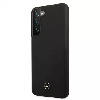Mercedes-Benz MEHCS22MSILBK siliconen hardcase voor Samsung Galaxy S22+ (SM-S906) - zwart