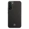Mercedes-Benz MEHCS22MPSQBK S22+ hardcase leer Stars Pattern zwart