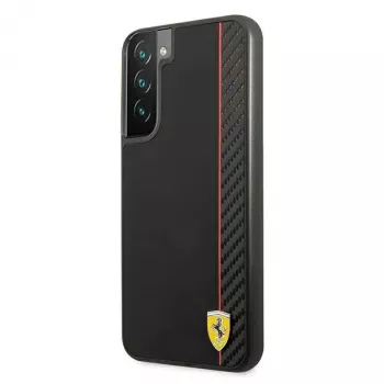 Ferrari FESAXHCS22MBK S22+ S906 zwarte hardcase On Track Carbon Stripe
