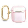 Guess GUA2HHTSP Strap Collection beschermhoes voor Apple AirPods 1/2 - roze