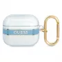 Guess GUA3HHTSB Strap Collection beschermhoes voor Apple AirPods 3e generatie - blauw