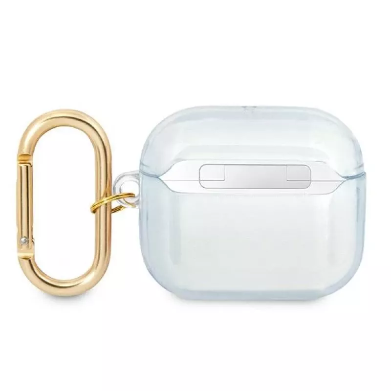 Guess GUA3HHTSB Strap Collection beschermhoes voor Apple AirPods 3e generatie - blauw