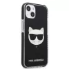 Karl Lagerfeld KLHCP13STPECK iPhone 13 mini 5.4 hardcase zwart Choupette Head