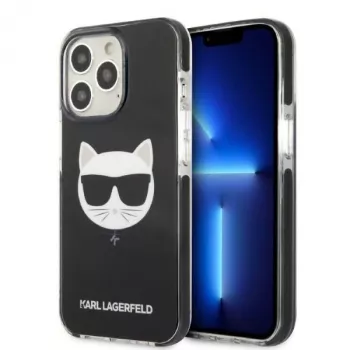 Karl Lagerfeld KLHCP13LTPECK iPhone 13 Pro / 13 6.1 hardcase zwart Choupette Head