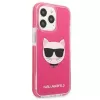 Karl Lagerfeld KLHCP13LTPECPI hardcase voor iPhone 13 Pro / 13 6,1 inch - fuchsia Choupette Head